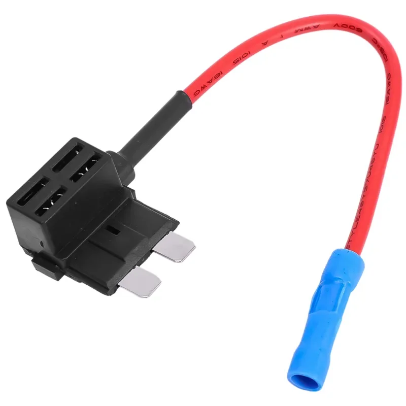 Fuse Box Circuit Adapters And Fuse Set Automotive Fuse Box Circuit Adapter Mini Small and Medium Size ATM Blade Fuse For Car Van Motorcycle RV Boat Tractor TAP Adapter