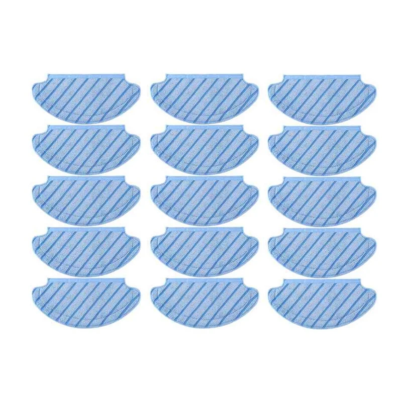 

15Pcs Microfiber Mopping Pads Washable Mopping Cloth Spare Parts For Ecovacs Deebot Ozmo 920 950 T8MAX N8pro AIVI Vacuum Cleaner