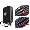 2024 New Coin Purse Women Small Wallet Washer Wrinkle Fabric Phone Purse Three Zippers Portable Make Up Bag Handbags 6
