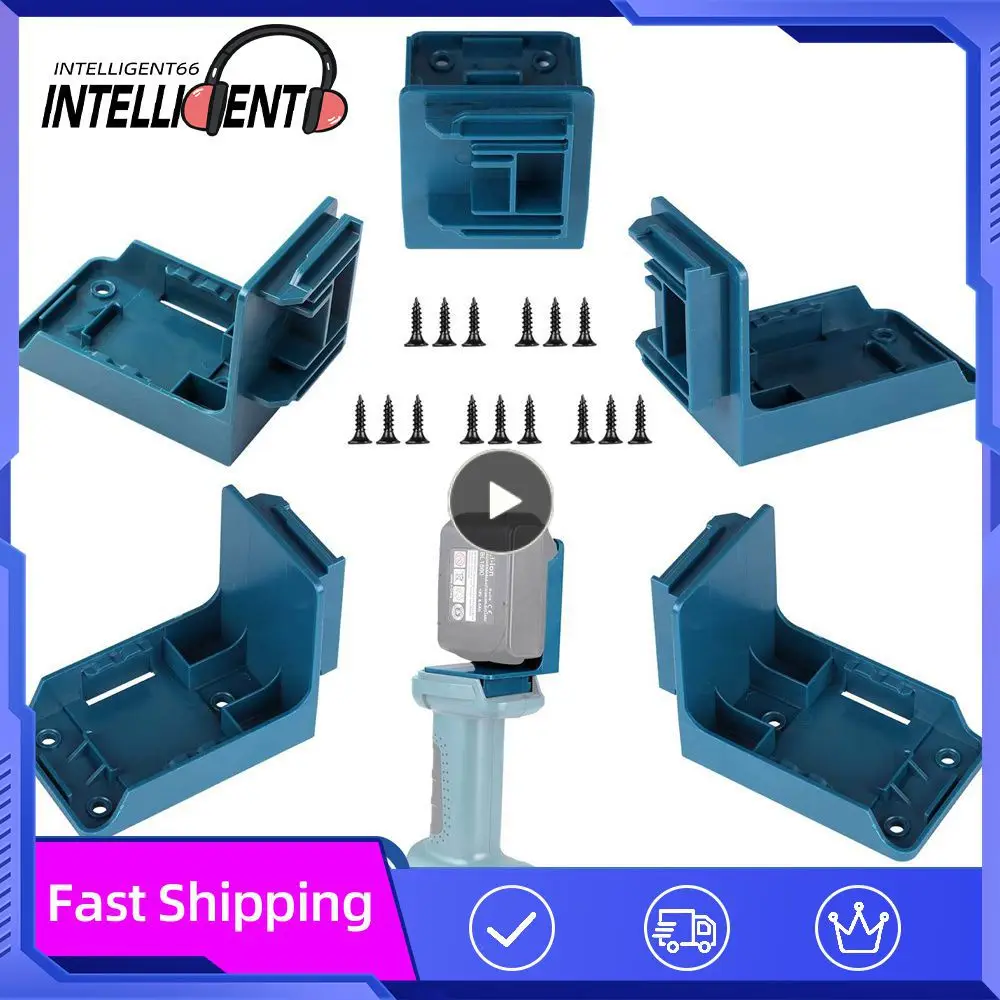 Pack Power Tool Supporto Per Batteria Per Makita 2 In 1 Supporto Per Makita 18V Custodia Per Staffa Per Rack Di Stoccaggio Per Utensili A Batteria