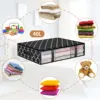 2Pcs Under Bed Storage Bags 40L Underbed Storage Containers with Reinforced Handles Zipper Non-Woven Storage Bins Foldable Stora 5
