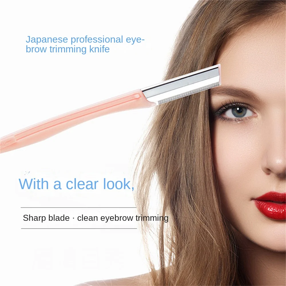 Eye Brow Epilation Beauty Tool Face Razor Makeup Tool Eyebrow Trimmer Anti-scratch Portable Eyebrow Shaver Blade Cosmetics
