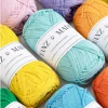 100g 200Meters Hollow Cotton Yarn Cotton Linen Thread 1mm Hand Woven DIY Hook Woven Bag Hat Storage Material Yarn Knitting 3