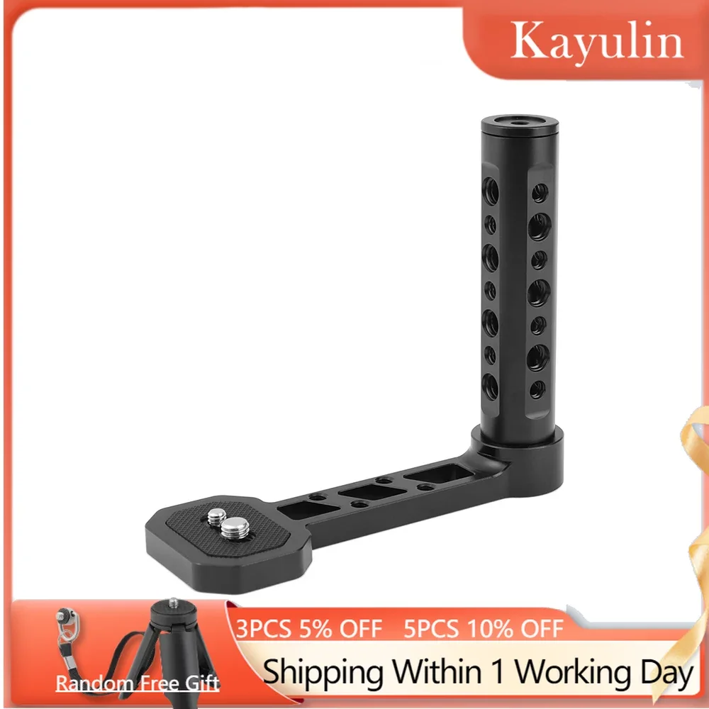 Kayulin Manico Per Formaggio Universale A Forma Di L Pratico Manico Per Formaggio A Forma Di L Per Ronins / Zhiyun Crane Series Gimbal Palmare