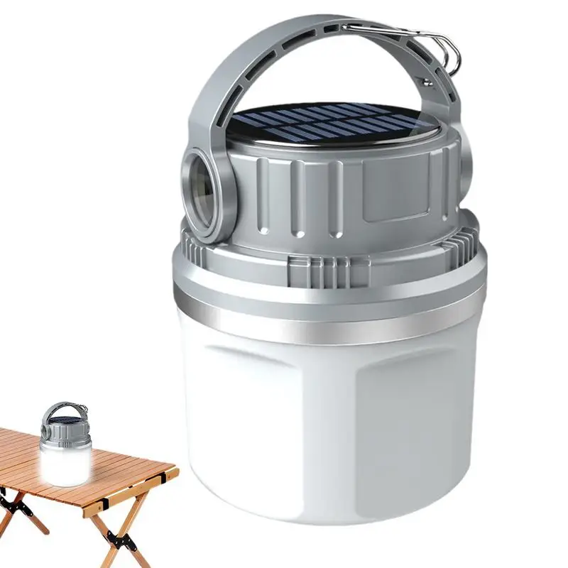 

Фонарь на солнечной батарее, портативный водонепроницаемый супер яркий Многофункциональный фонарь для кемпинга, IP65, с зарядкой от USB