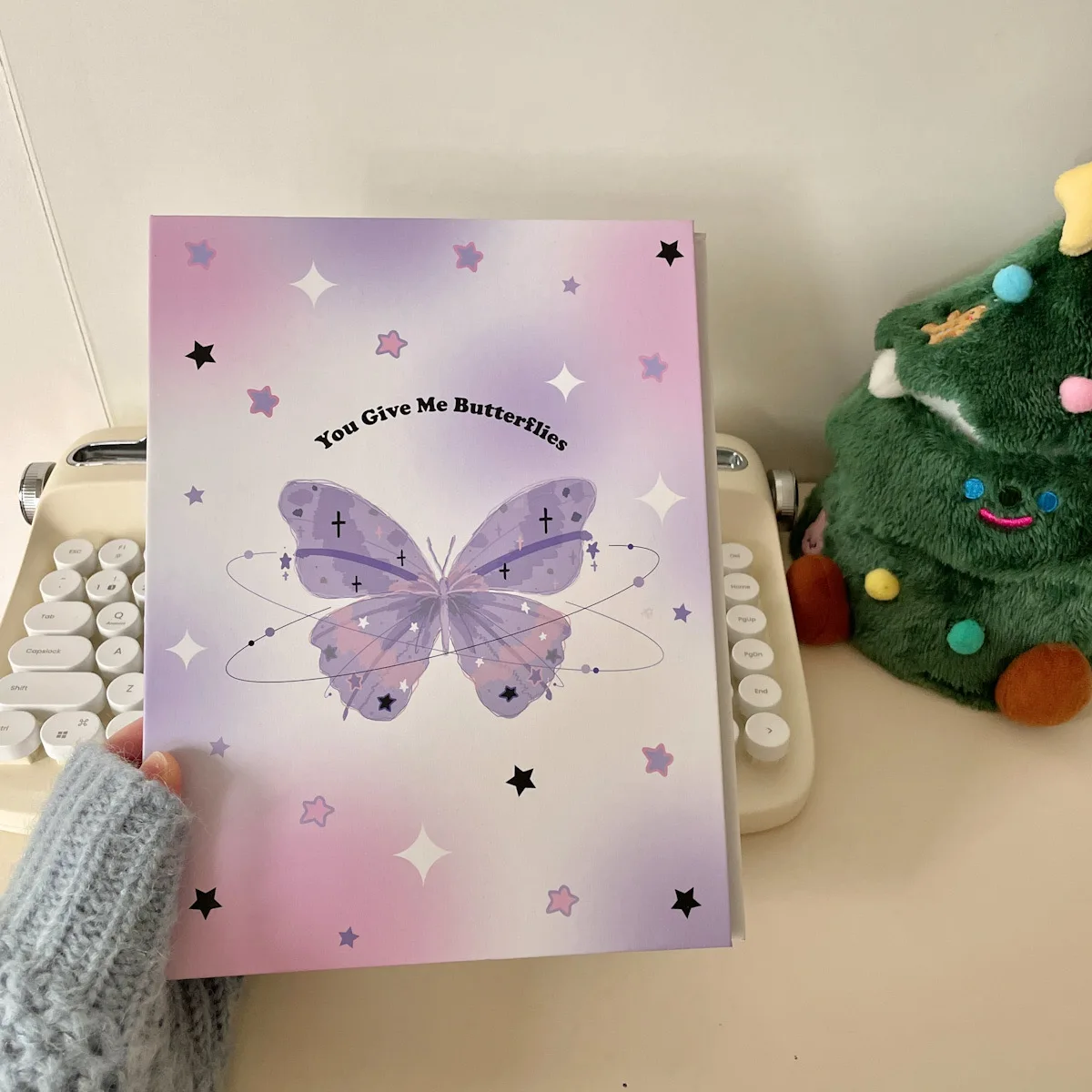 MINKYS Hot Butterfly Kawaii A5 Kpop Photocard Binder Photo Cards Collect Book Storage Album