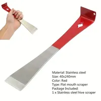 1pc Beekeepers Extracting Scraper Beekeeping Stainless Steel HookHive Tool Beekeeping Equipment 4