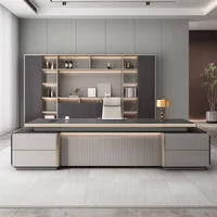 Luxury Corner Desk Cabinets Chair Storage Minimalist Reception Designer Desks In Stock Secretary Escritorio Oficina Furniture