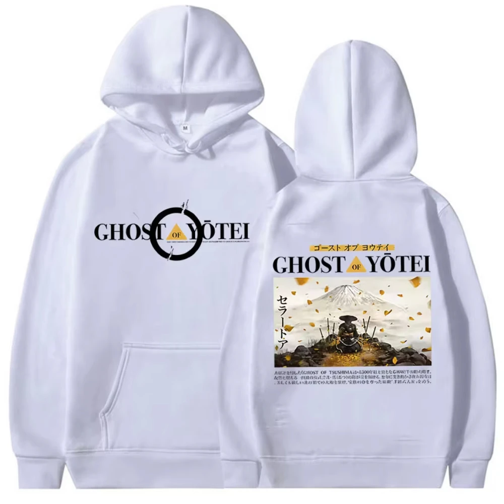 일본 만화 고스트 오브 요테이 그래픽 후디 남성 여성 겨울 패션 오버사이즈 스웨트셔츠 Y2K 캐주얼 고품질 의류 후디