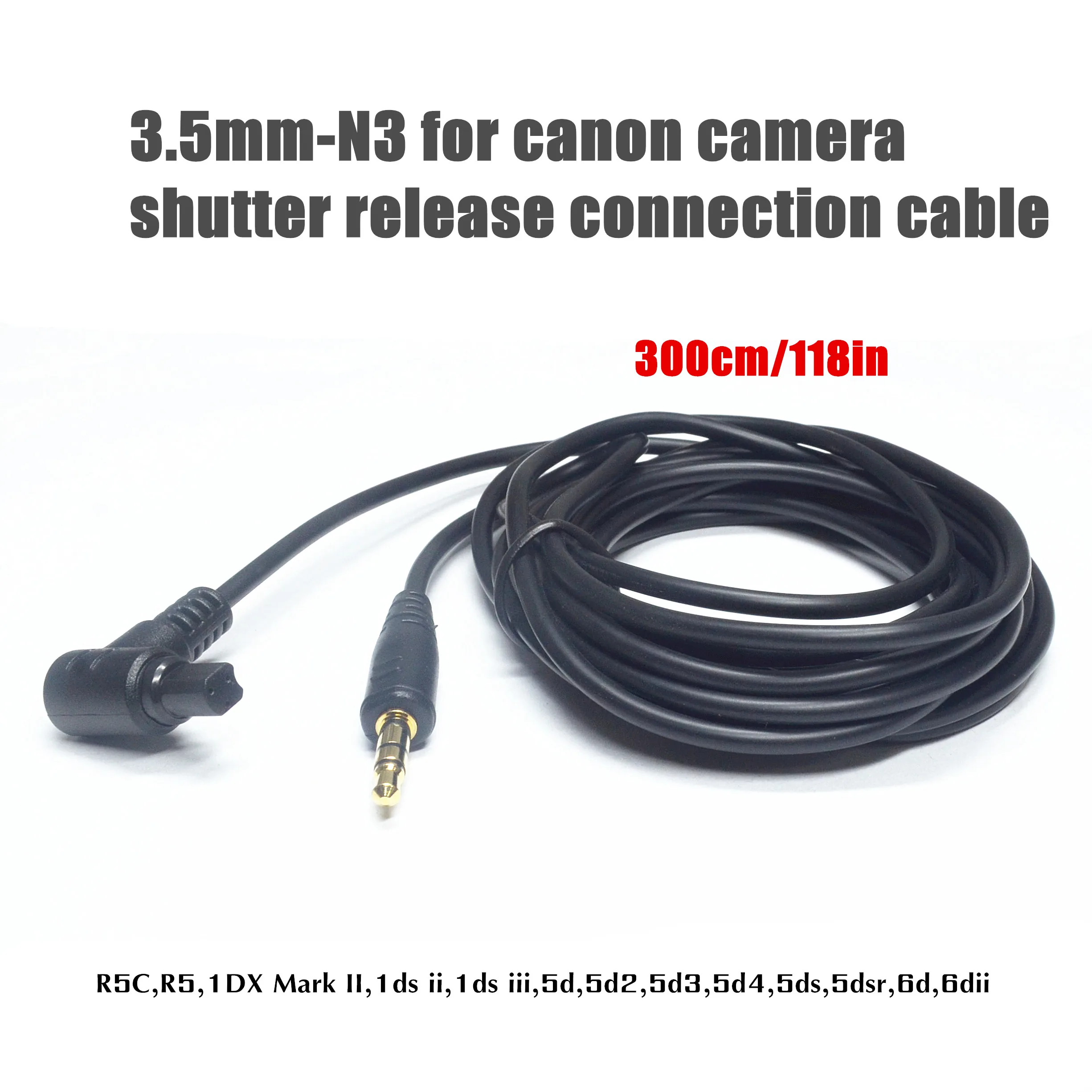 For Canon N3 Extension Extended Shutter Release Cable 3m/6m for