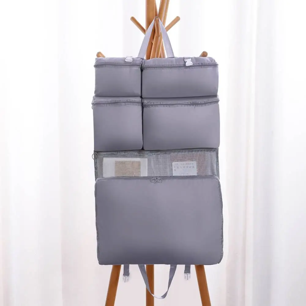 Large Capacity 7 In 1 Clothes Storage Bag Dustproof Moisture-proof Luggage Organizer Space Saving Foldable Suitcase Organizer 5