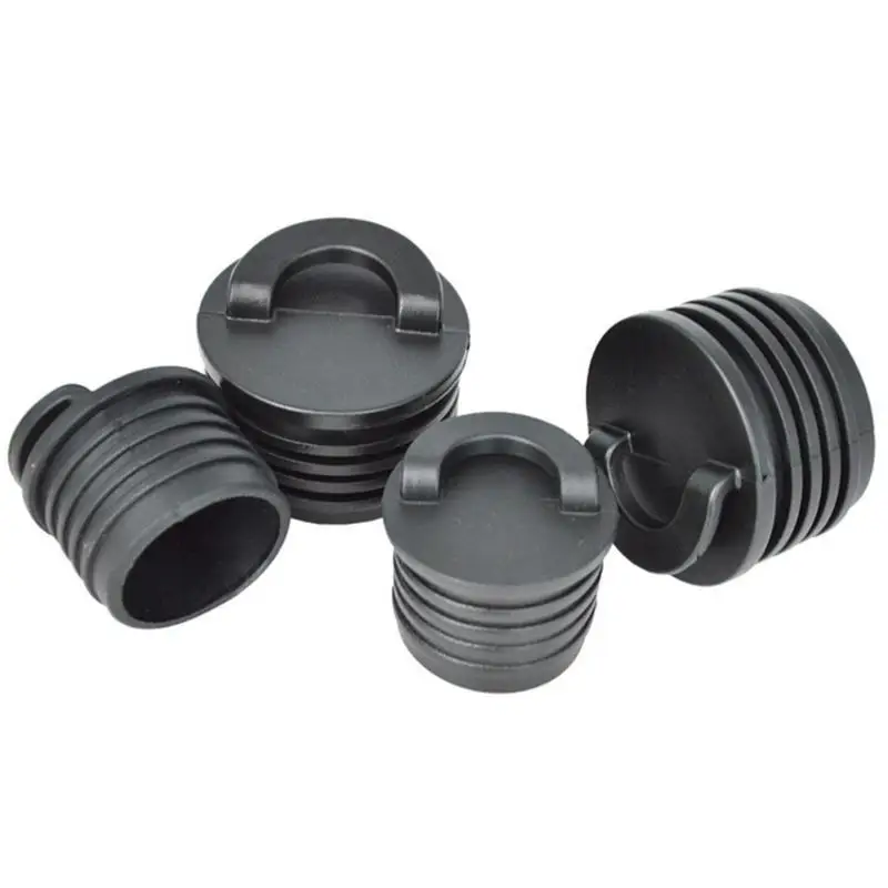 652F 4 Pcs 고무 배수구 스토퍼 플러그 카약 배수 플러그 스토퍼 보트 배수구 플러그