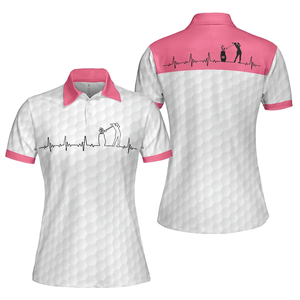 Summer Women's Golf Shirt Quick Drying Breathable Polo T-shirt Outdoor Sports Apparel