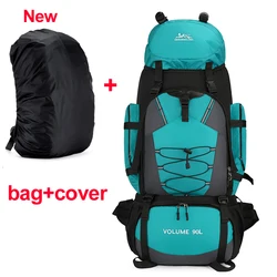 Waterproof Large Capacity Hiking Backpack - Ideal for Outdoor Adventures and Camping (LBU ad cover New)