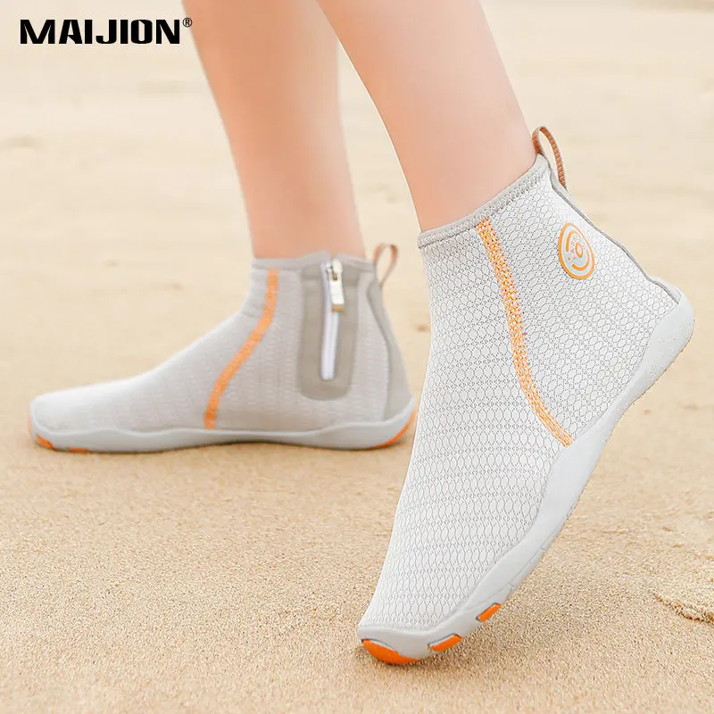 Comfortable Nonslip Aqua Shoe Men Women Slip-On Fitness Quick Dry Upstream Breathable Footwear Barefoot Beach Yoga Swimming Shoe