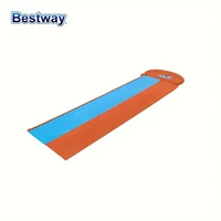 Bestway52328 Double Water Slide Scale Backyard Fun with Sprinkler, Durable PVC Construction, Outdoor Summer Toy for Family, Part 1