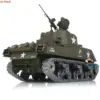 1/16 HENG LONG Customized 7.0 M4A3 Sherman RC Tank 3898 360° FPV Barrel Recoil TH17684-SMT4 2