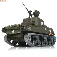 1/16 HENG LONG Customized 7.0 M4A3 Sherman RC Tank 3898 360° FPV Barrel Recoil TH17684-SMT4 2