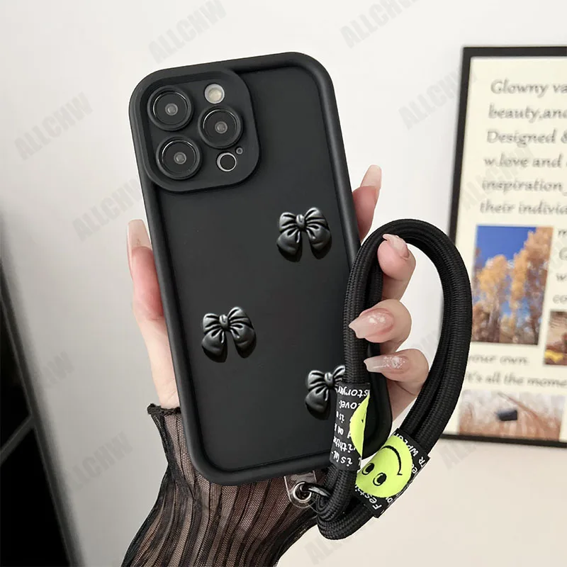3D Cute Butterfly Silicone Matte Soft Case Cover