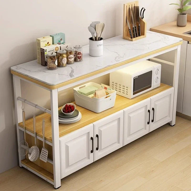 Sideboards Multifunctional Storage Cabinet Sideboard White Kitchen Furniture Muble Cuisine Island Organizer Vitrina Luxury LT