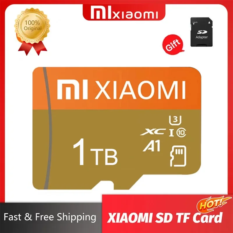 Xiaomi Micro Tf Sd Memory Card Classe 10 1Tb 512Gb 256Gb 128 Gb 64Gb 32Gb Micro Tf Sd Flash Card 32 64 128 Gb Per Fotocamera Del Telefono