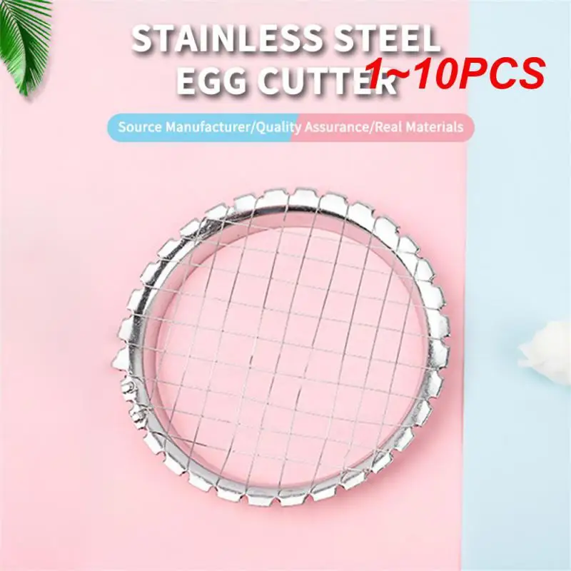 Stainless Steel Mashed Potato Hand Press Slicer Grid Cutter Egg Slicer Potato Mold Tomato Sectioner Vegetables 1~10PCS