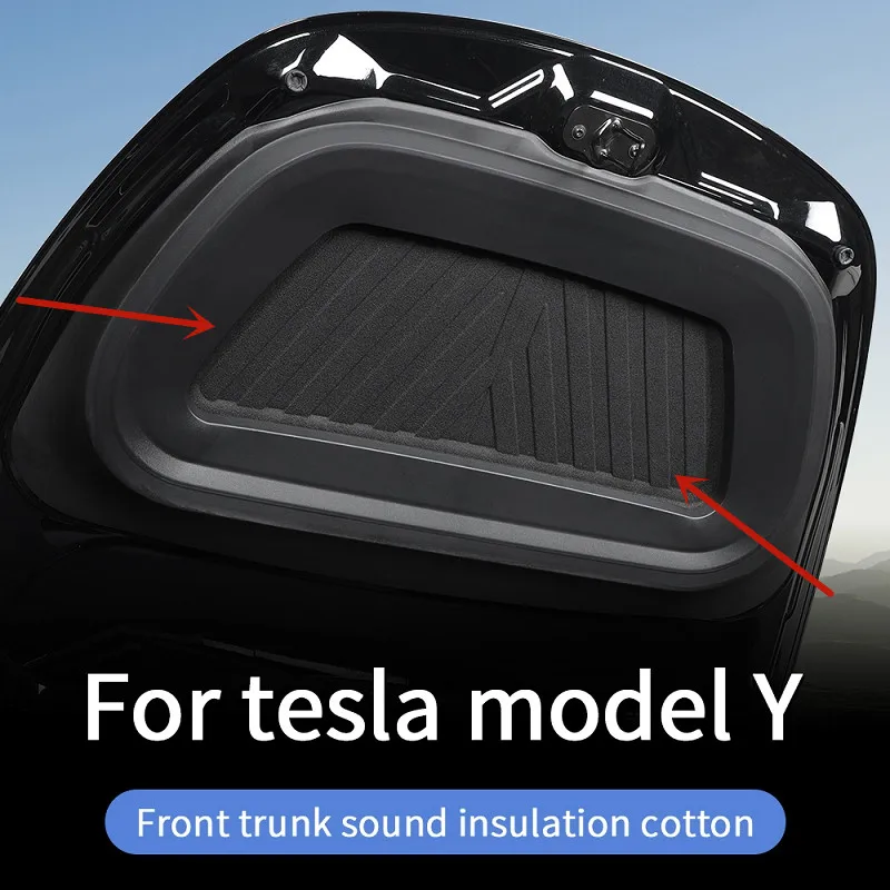 

Car Front Trunk Sound Insulation Cotton For Tesla Model Y 2022 Hood Dustproof and Soundproof Cover Model Y 2023 Car Accessories