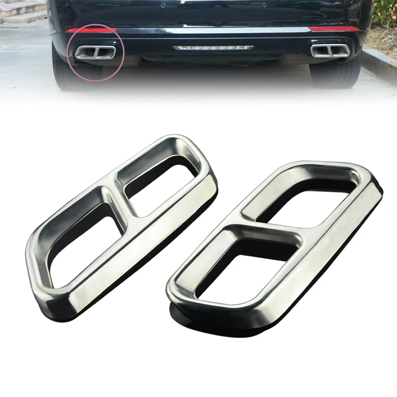 Car tail pipe cover is suitable for 2010 2017 Mercedes Benz S class