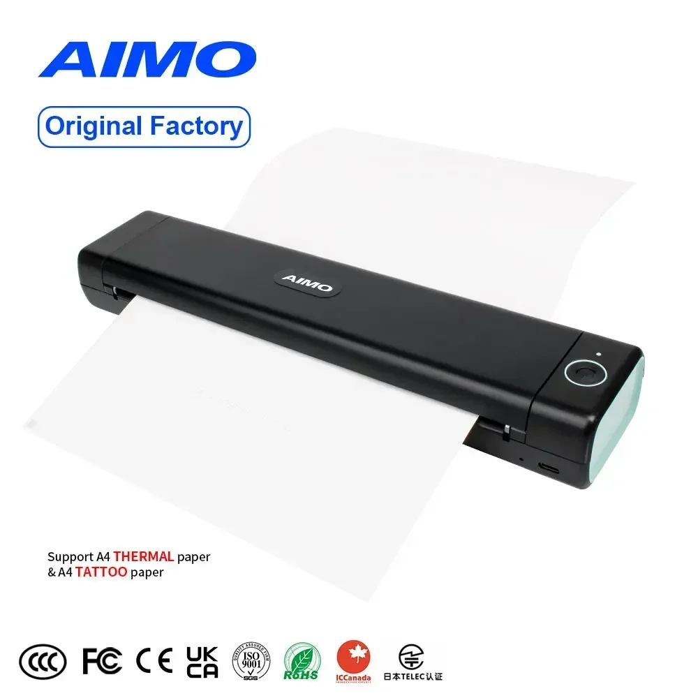

AIMO 8 Inch No Ink Portable A4 Mini Wireless Mobile Thermal Printer