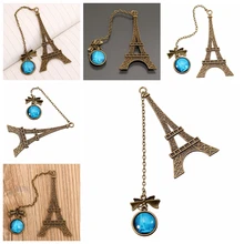 

Vintage Eiffel Tower Metal Bookmarks for Book Creative Item Kids Gift Stationery Cute School Supplies