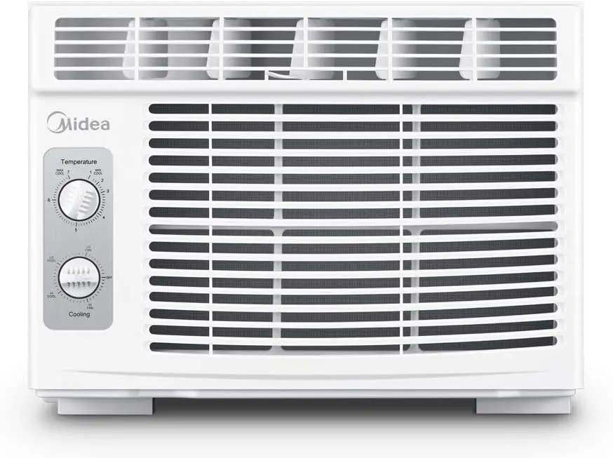 Window Air Conditioner-Cool up to 150 Sq. Ft. with Easy-to-Use Mechanical Controls and Reusable Filter, Perfect