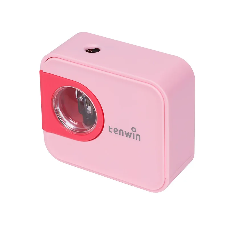 전기 연필 깎이 자동 회전 연필 깎기 기계 창의적인 카메라 디자인 연필 깎이 쓰기 및 학습용