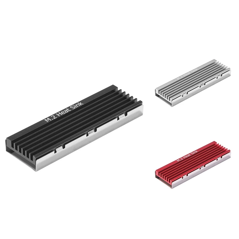 Hot-M.2 SSD Nvme 방열판 M2 2280 SSD 하드 디스크 방열판, 데스크탑 PCie SATA M2 SSD 2280, 열 패드 포함