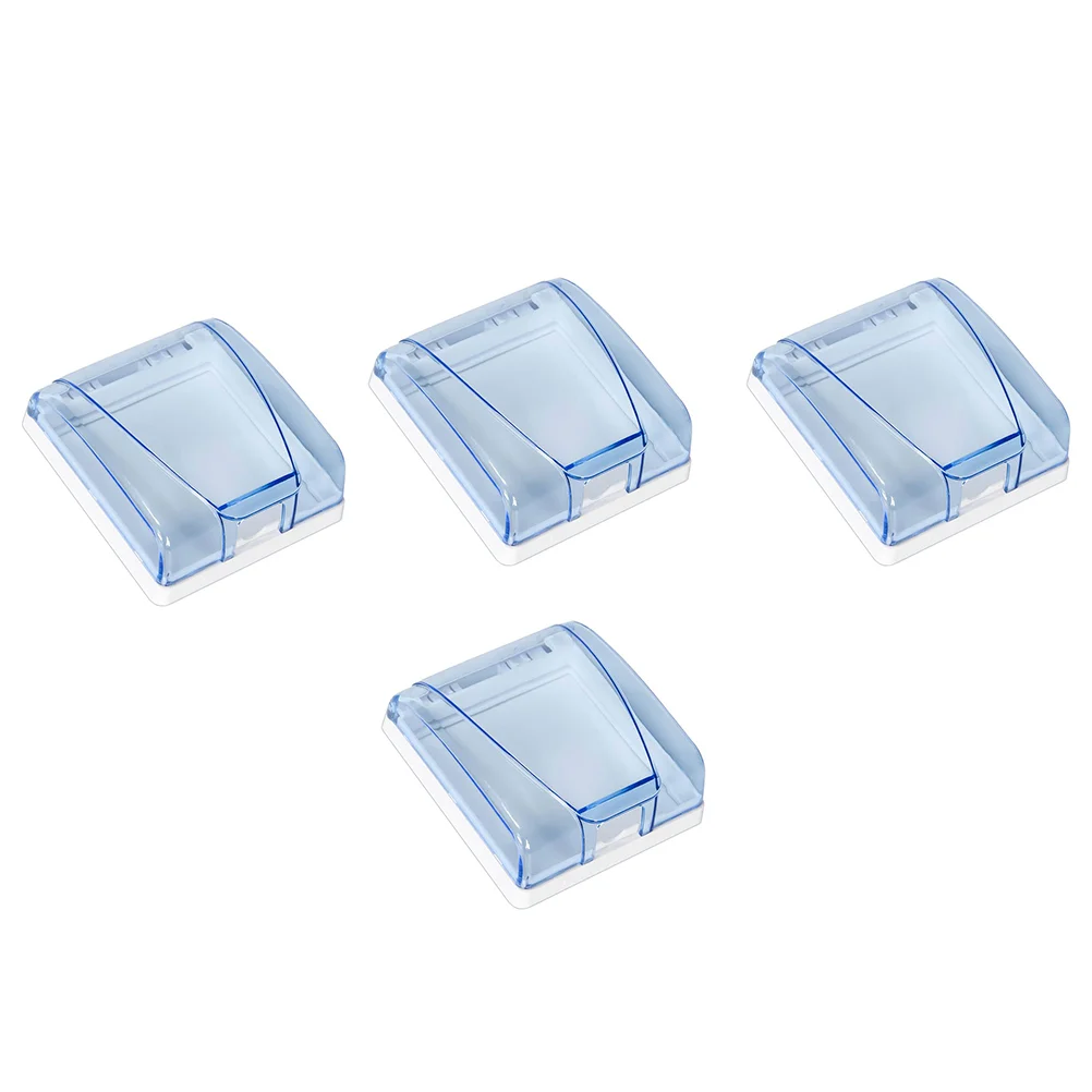 

4pcs Plastic Wall Box Waterproof 86 Type Wall Case Panel