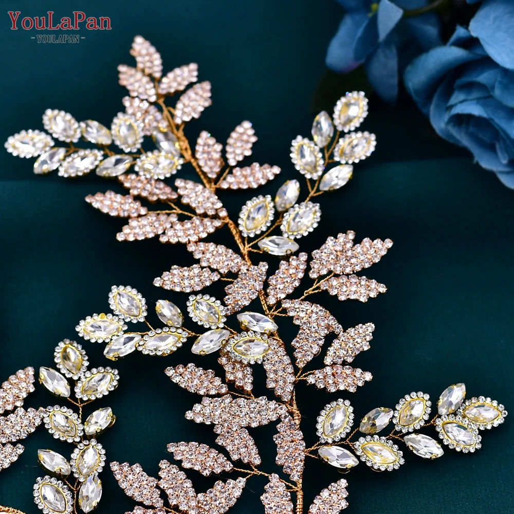 YouLaPan Bridal Wedding Alloy Decoration Hair Patch Fashion Shining Headwear Girl Beauty Pageant Jewelry Accessories HP396
