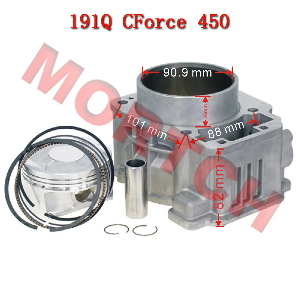 Cilindro Assy Per Cfmoto450Cc Atv Cf400Atr 400Au 400Az 400Atr-2L 400Au-2L 400Az-3L Cforce 450 450L 450S 400S 450L 400L 191Q