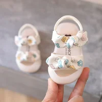 Girls Sandals Baby Baotou Toddler Shoes Girls Princess Shoes Soft Sole Girls Baby Shoes 2