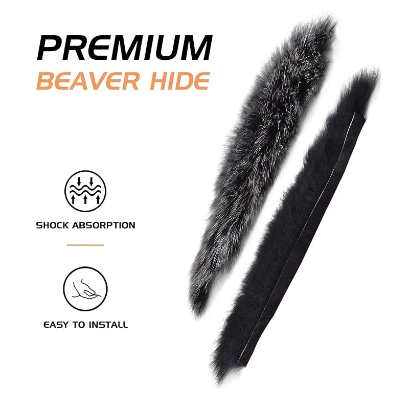 One Pair Archery Bow String Silencers Silencer Bowstring Black