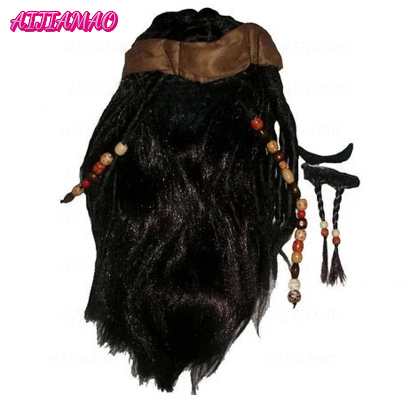 muziek voorzichtig Monica Halloween Kostuum Voor Mannen Volwassen Piraat Captain Jack Sparrow Pruiken  Hoed Pirates Of The Caribbean Cosplay Accessoires - AliExpress