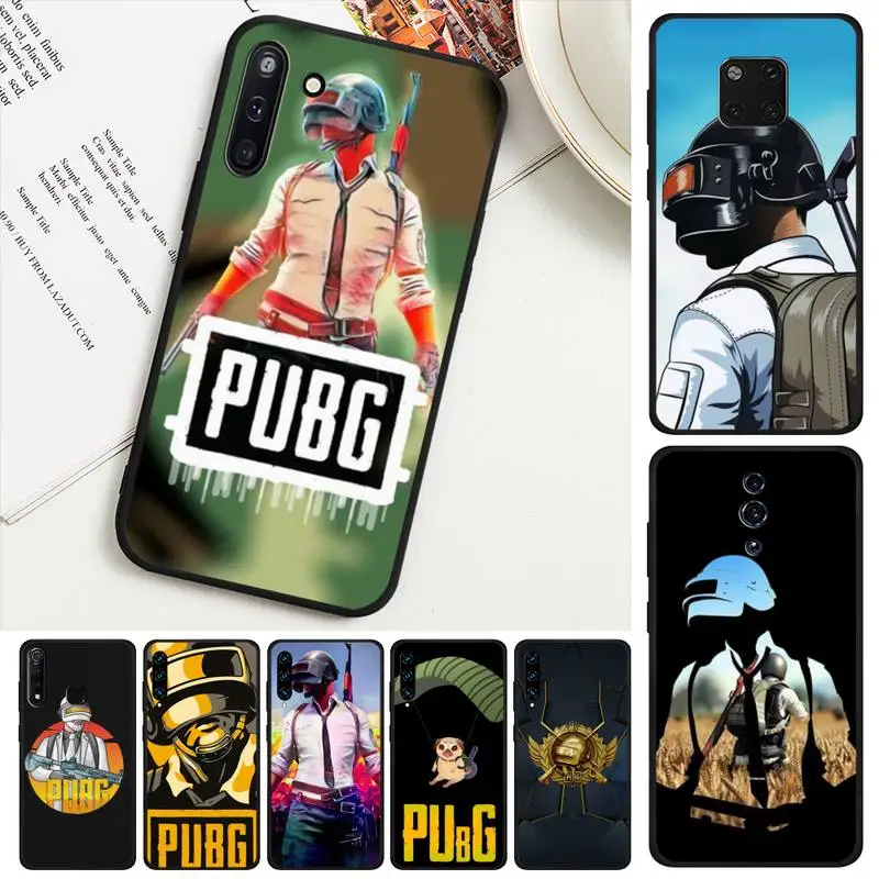 Cartoon PUBG Game Helmet Guy Abstract Player Phone Case For OPPO F 1S 7 9 K1 A77 F3 RENO F11 A5 A9 A73S R15 REALME |