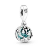 New Camping Night Sky Double & Forever Sisters Dangle Charm Beads Fit Original 925 Sterling Silver Bracelet DIY Jewelry Gift 6