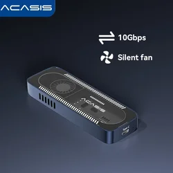 ACASIS High - Speed USB C NVME SSD Enclosure with Built - in Cooling Fan, Tool - Free Design - M.2 NVMe