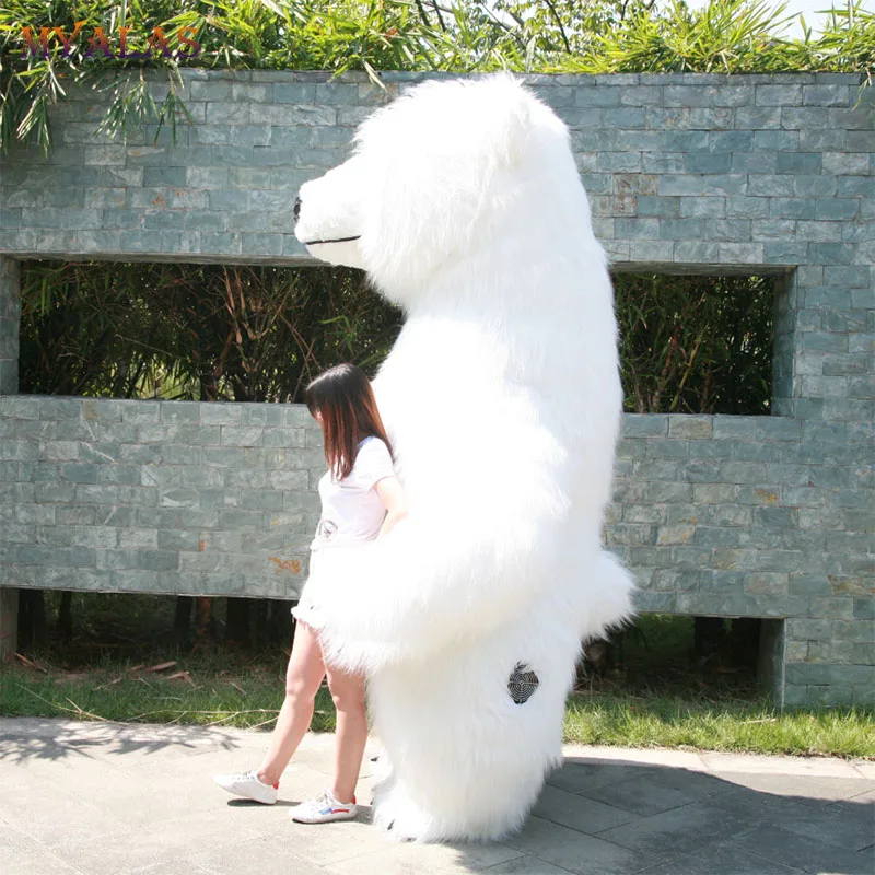 Mascot Costume for Adult Advertising Wedding Polar Bear