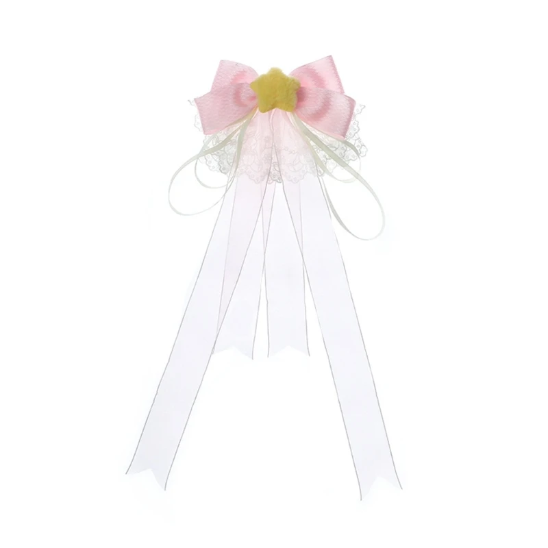 

Long Ribbon Hair Clip Women Hair Barrettes Girls Role Play Headdress Accessories