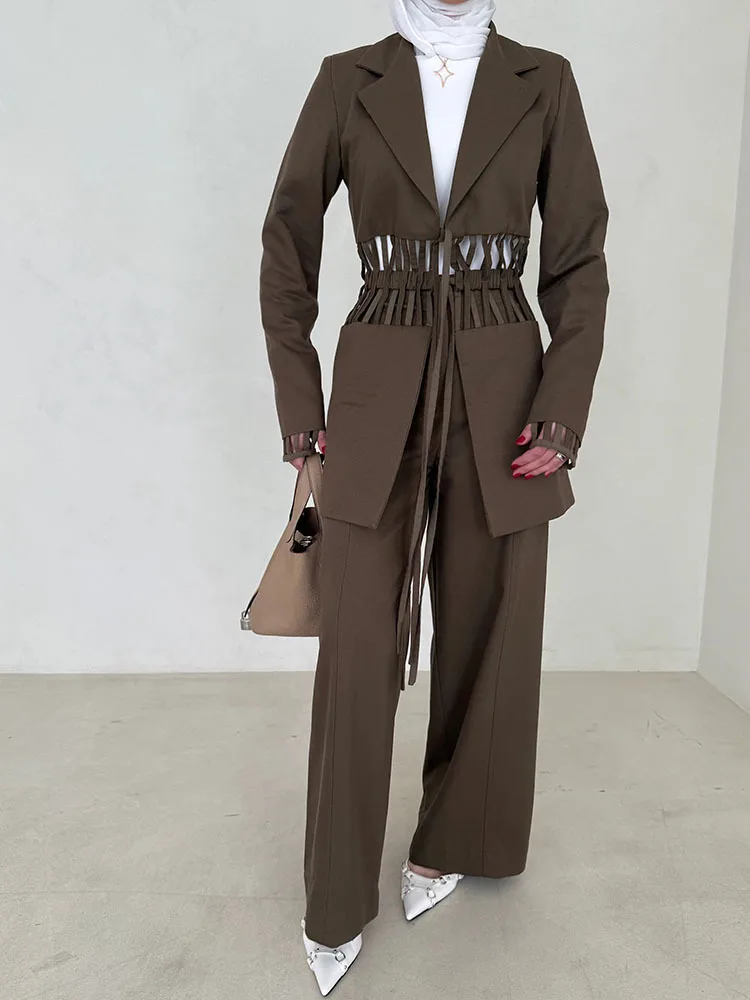 سترة VT نسائية مفتوحة