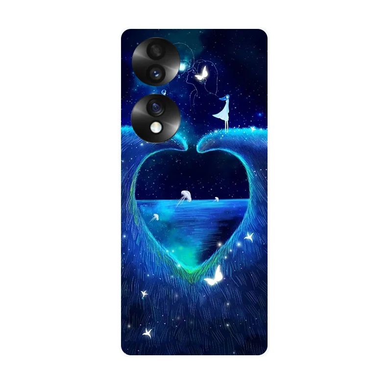 Cartoon Silicone Bumper Soft TPU Back Cover
