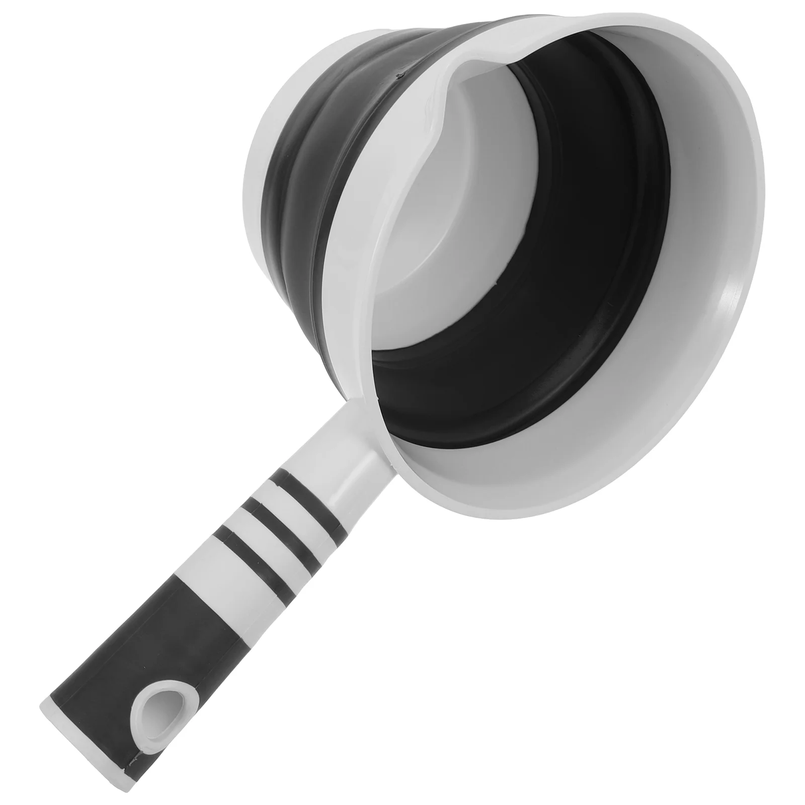 Multifunction Foldable Water Scoop Kitchen Water Ladle Portable Bathtub Spoon Press Save Effort Vegetable Basket Drainage Tool