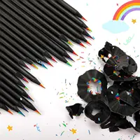 Rainbow Color Pencils for Kids, Concentric Gradient Crayons, Art Painting, Drawing Stationery, 10 PCs/Set, 7 Colors, Kawaii 2
