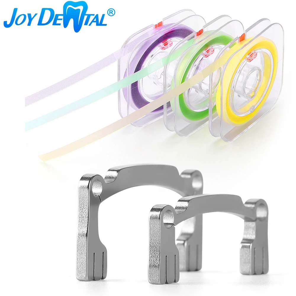 

1 Roll Dental Resin Polishing Strip 6m*4mm&2Pcs/Box Teeth Polishing Strip Holder Metal Dentist Material Dentistry Tools
