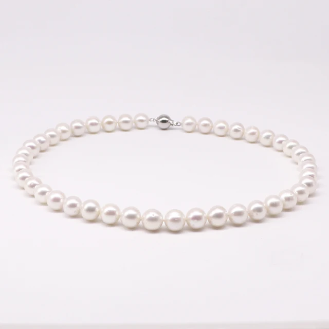 Gioielli Perle Naturali Lunga Collana Di Perle Barocche Bianche Naturali Mare Del Sud 12 A 1080028 - Foto 5